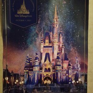 Disney world 50th anniversary poster